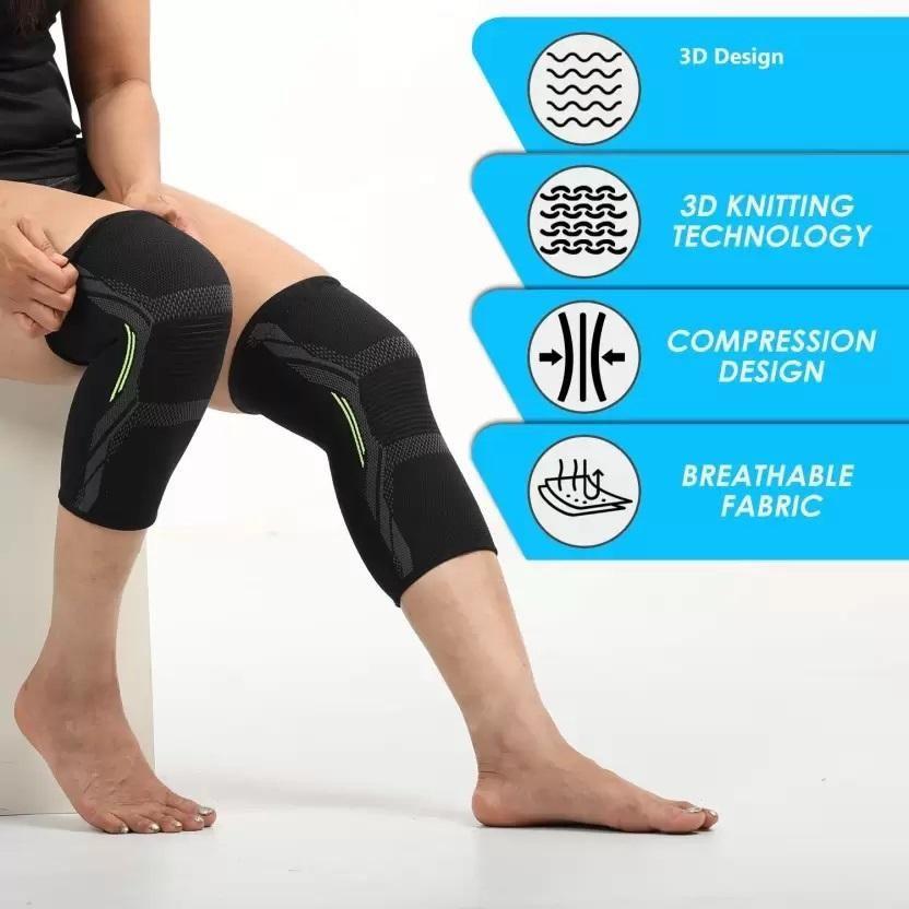 Gym & Running Knee Caps (1 Pair) – Joint StabilityKnee Cap Compression Support