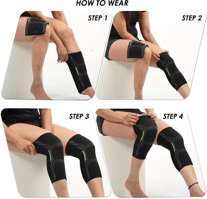 Gym & Running Knee Caps (1 Pair) – Joint StabilityKnee Cap Compression Support