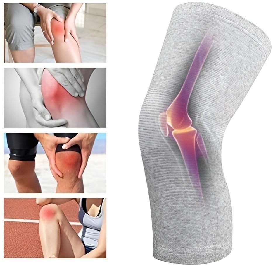 Knee Sleeve : All-Day Comfort: The Bamboo Charcoal Compression Knee Sleeve